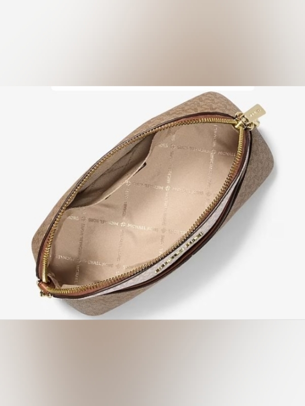 *NWT~ Michael Kors M Camel Mlt Color-Block Sig Logo Crsbdy Bag w/wallet-Jet Set - Picture 4 of 16
